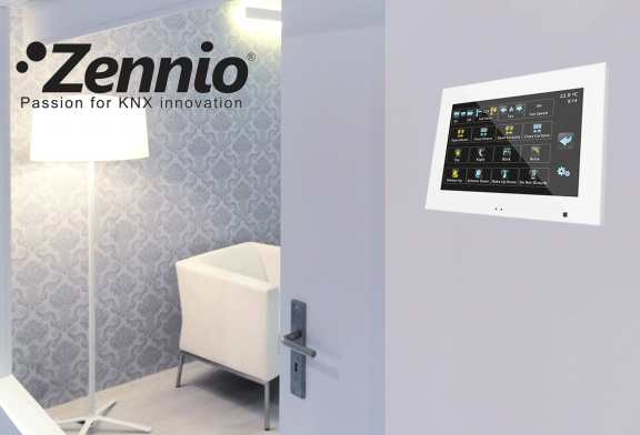 تاچ پنل لمسی ساختمان هوشمند Z70– شرکت Zennio اسپانیا