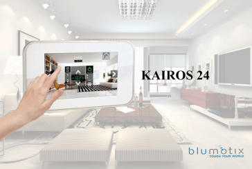 تاچ پنل لمسی ساختمان هوشمند KAIROS – شرکت Blumotix ایتالیا