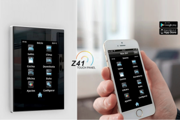 تاچ پنل لمسی ساختمان هوشمند Z41 – شرکت Zennio اسپانیا