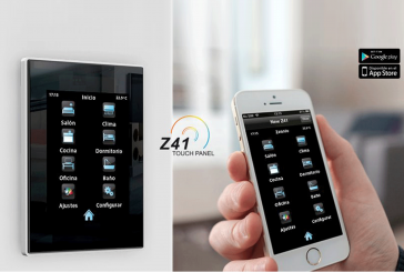 تاچ پنل لمسی ساختمان هوشمند Z41 – شرکت Zennio اسپانیا