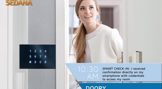 قفل لمسی هوشمند Doory- شرکت Blumotix ایتالیا